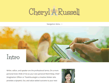 Tablet Screenshot of cherylarussell.com